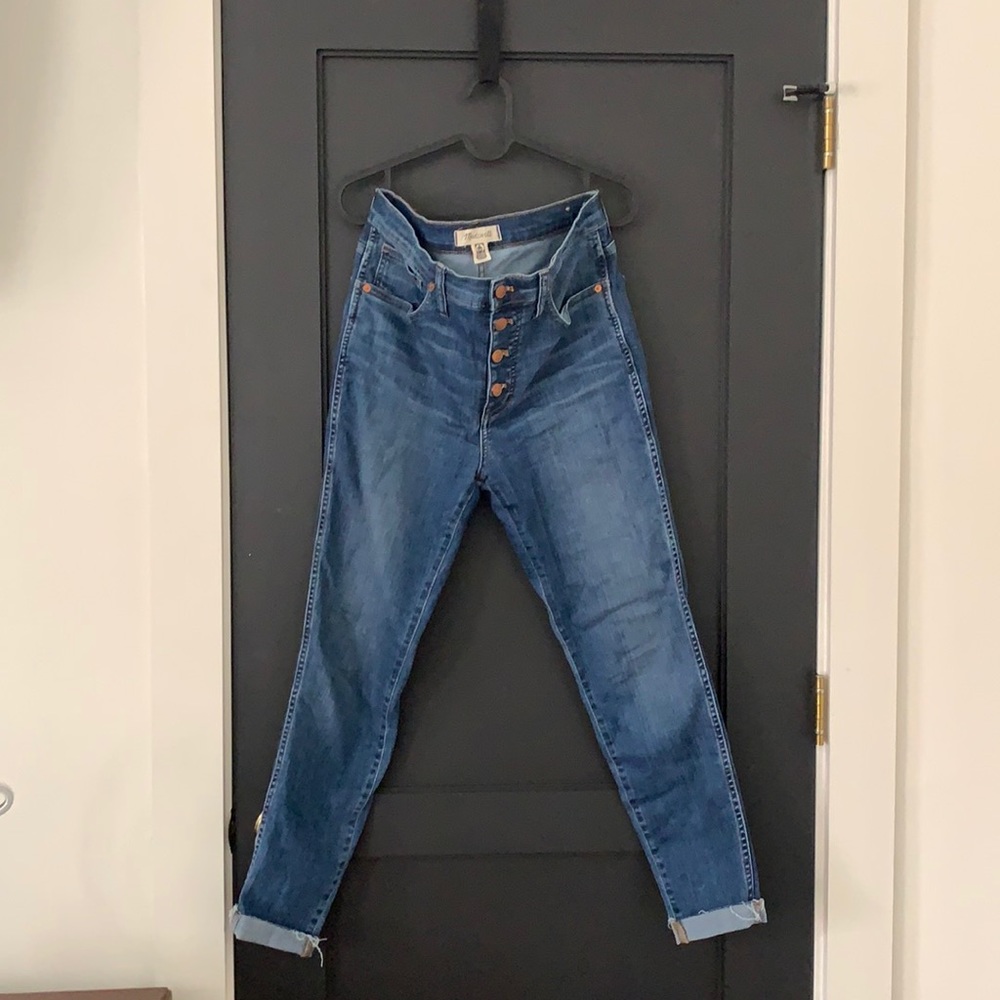 Madewell 10' high rise skinny jeans